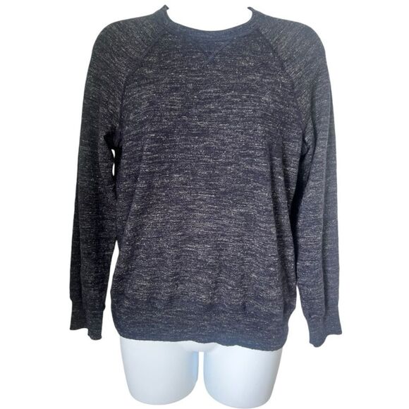 Vince Women’s Wool Linen Blend Navy Blue Crewneck Cozy Sweater size Small - Picture 11 of 11